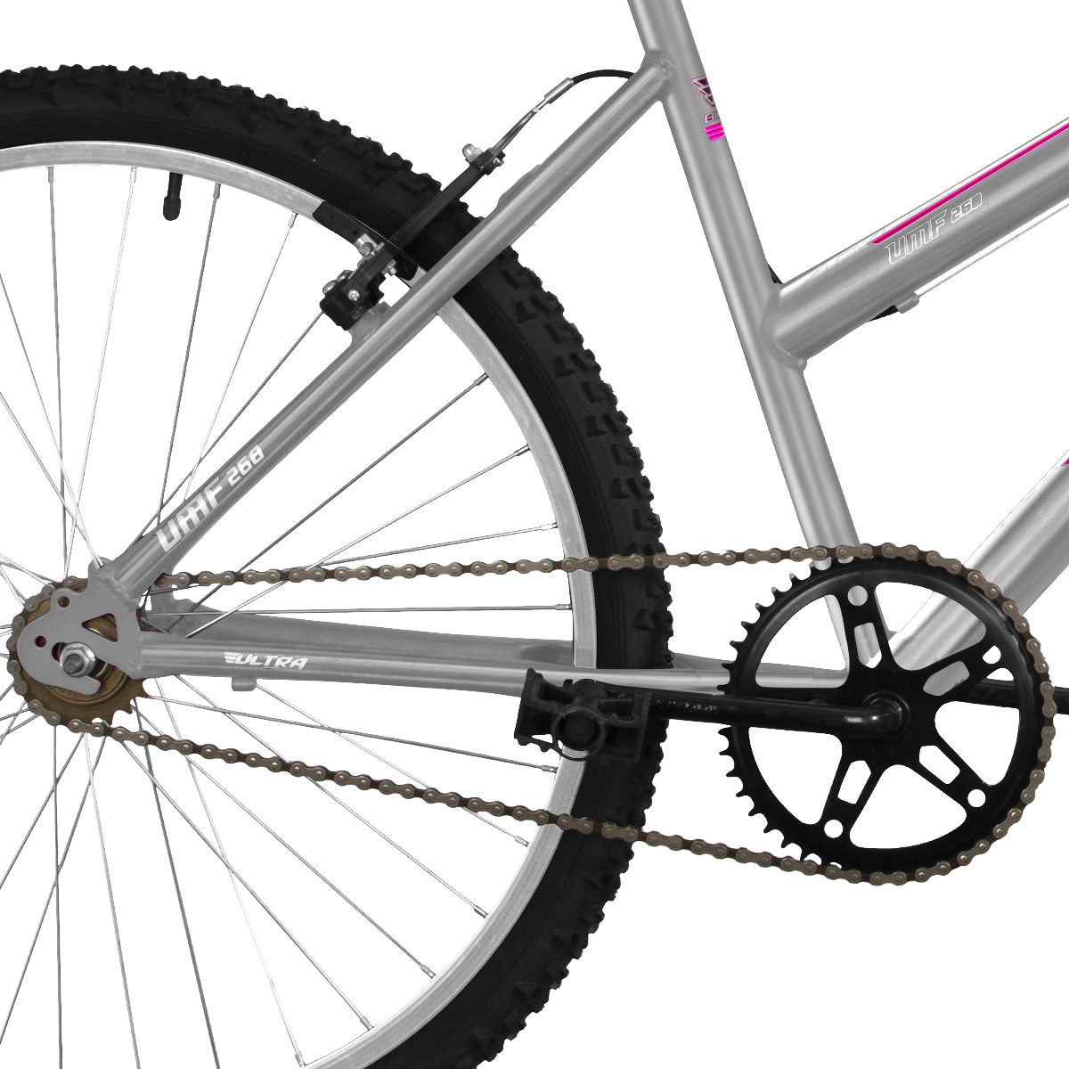 Compre Bicicleta Aro Ultra Bikes Feminina Chrome Line Sem Marchas