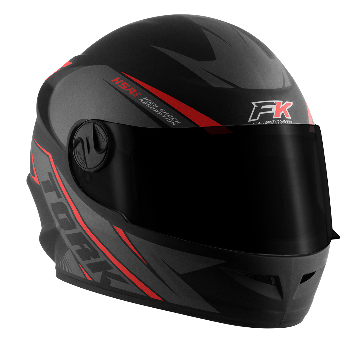 Capacete Fechado Liberty Four Kids FK Viseira Fumê Pro Tork