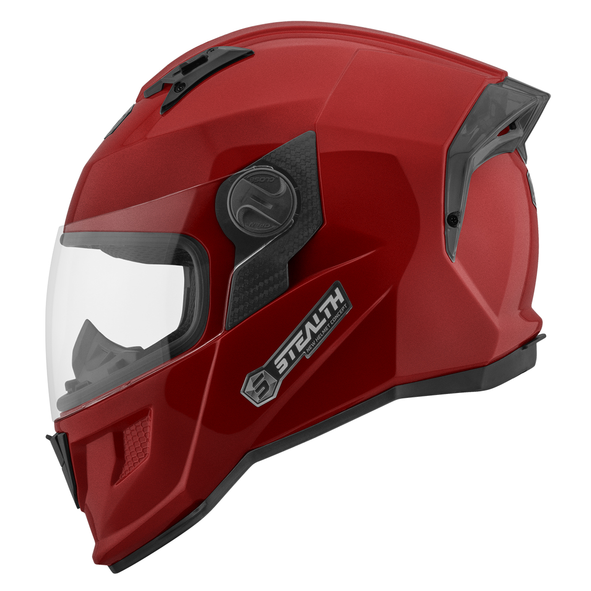 Capacete LS2 Storm FF800 Tracker - Preto / Vermelho | Shopee