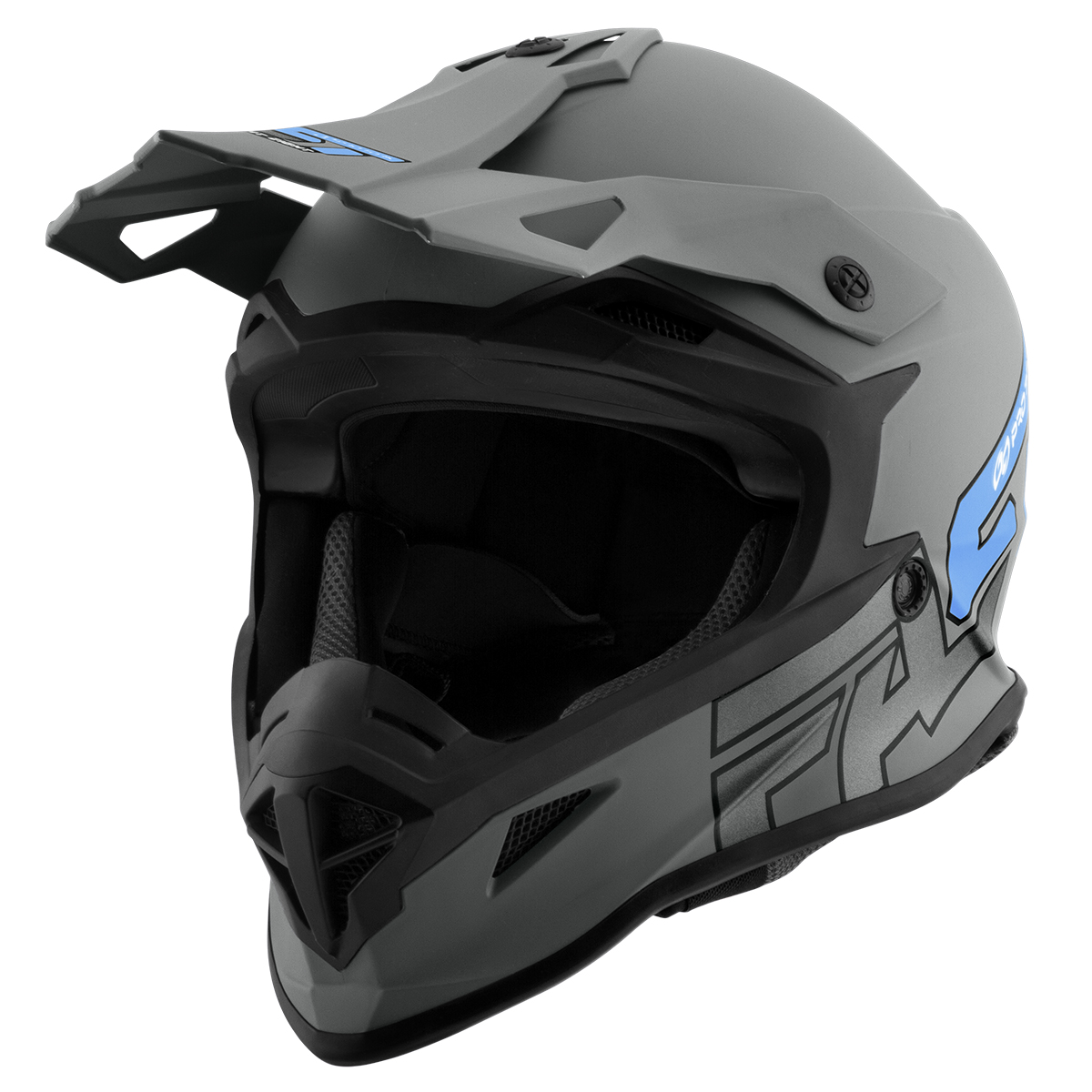 Capacete Motocross Pro Tork Fast 788 Grey Fosco