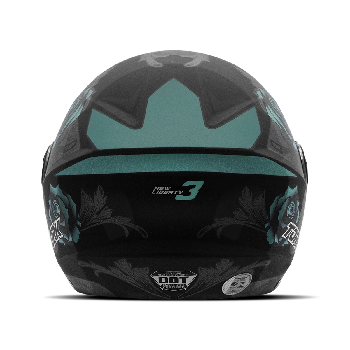 Compre Capacete Aberto Pro Tork New Liberty 3 Flowers Brilhante - Sportbay