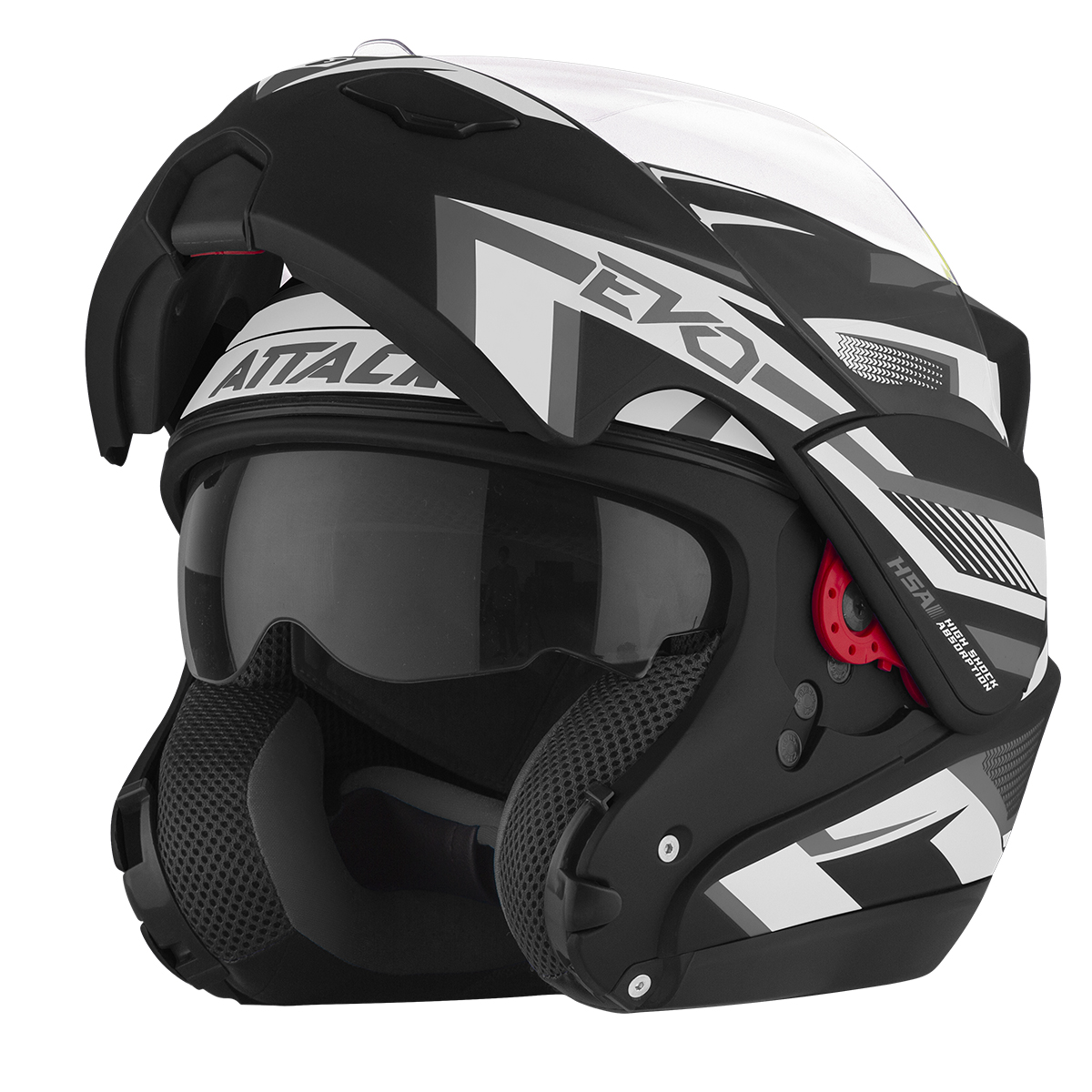 TOCA／Elite Pro Capacete Moto Escamoteável Pro Tork Attack Evo Robocop Gladiador