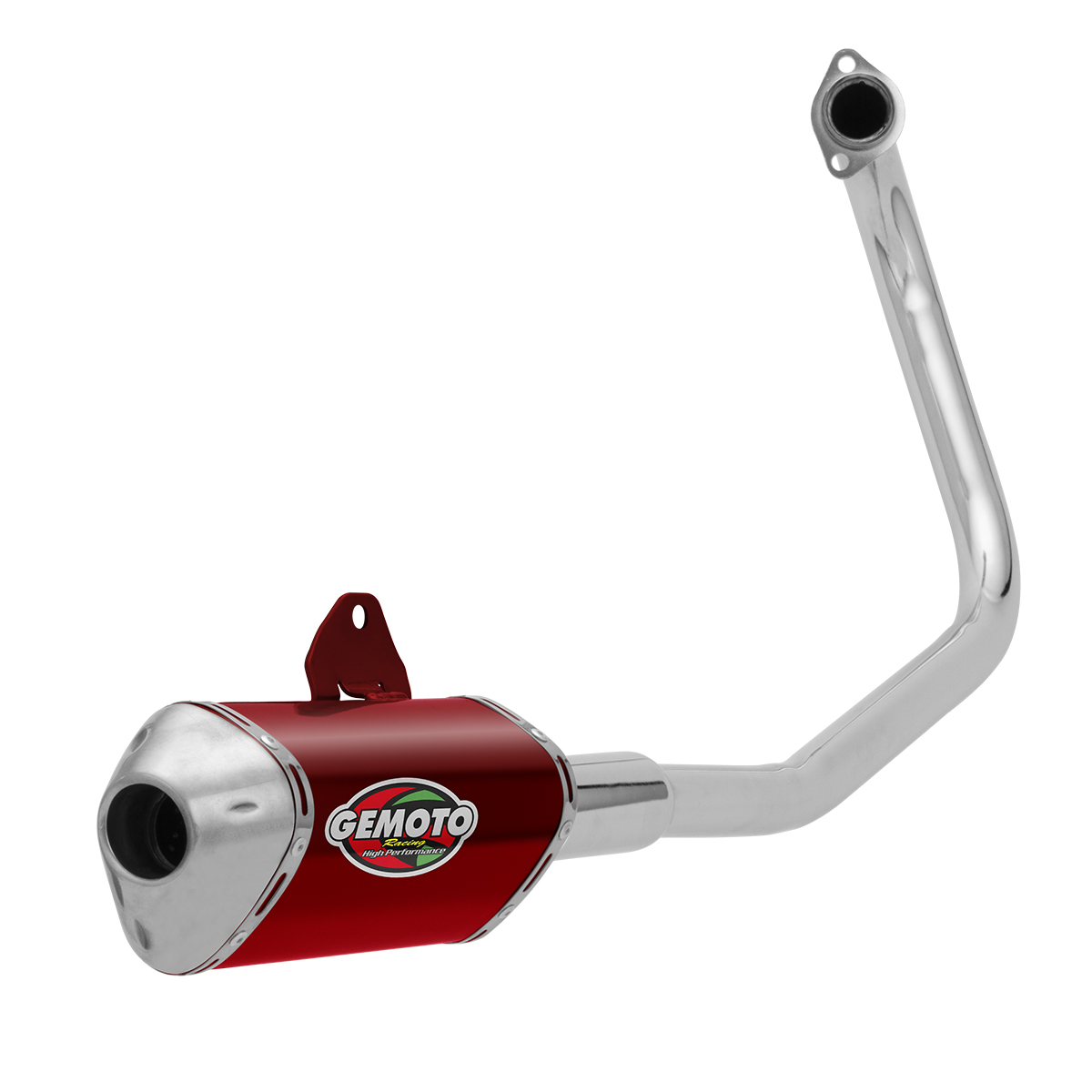 Escapamento Gemoto Racing 3 Trioval [curva Cromada] Cbx 250 Twister