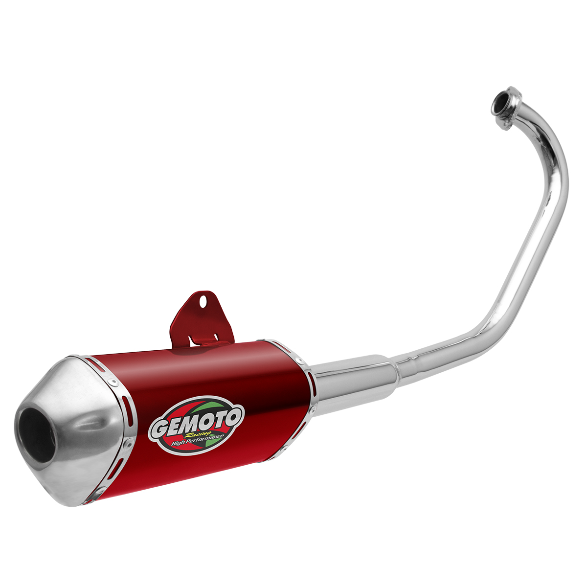 Escapamento Gemoto Racing 3 Trioval [curva Cromada] Yes 125 2004/13