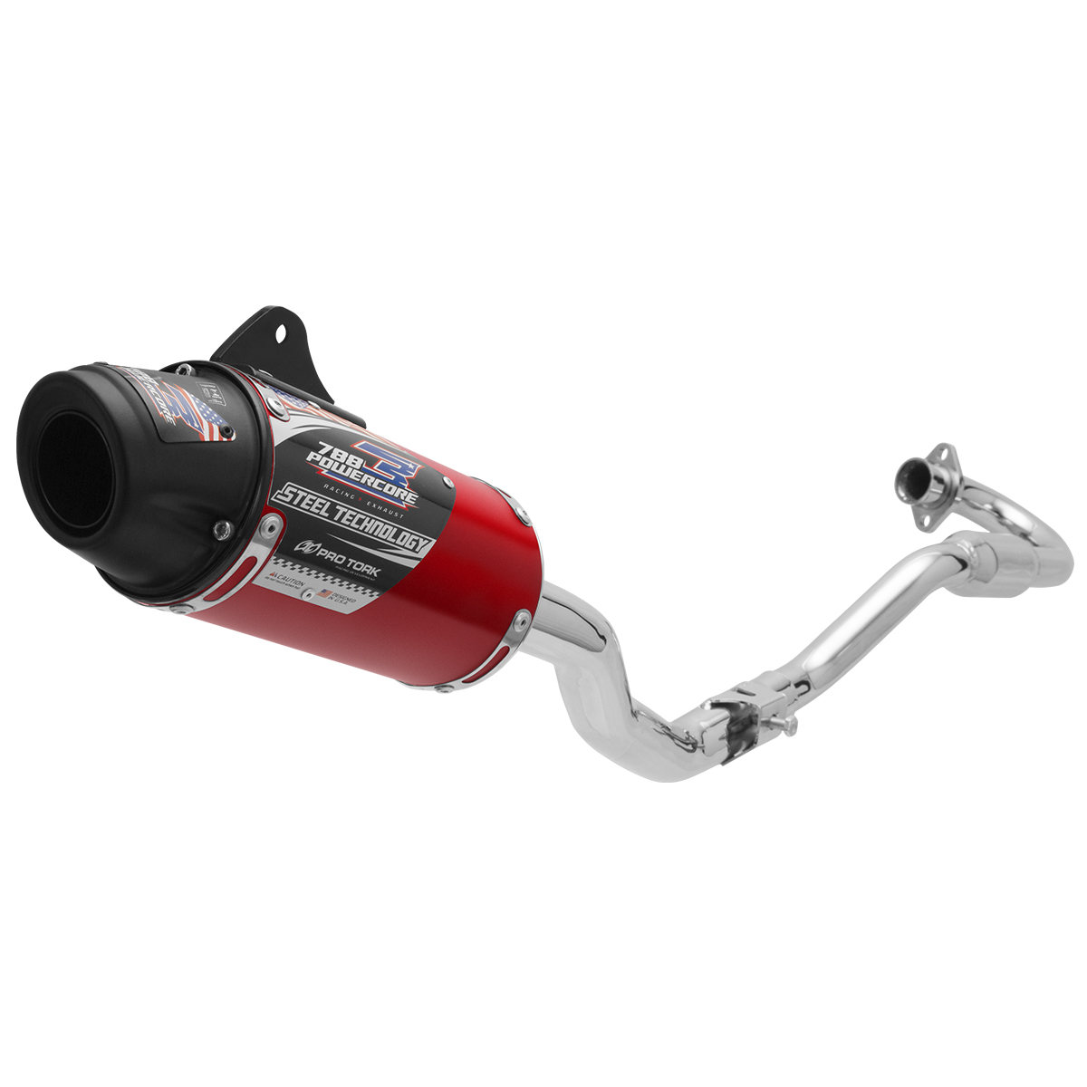 Escapamento Escape Pro Tork Powercore 3 Steel Technology Nxr Bros