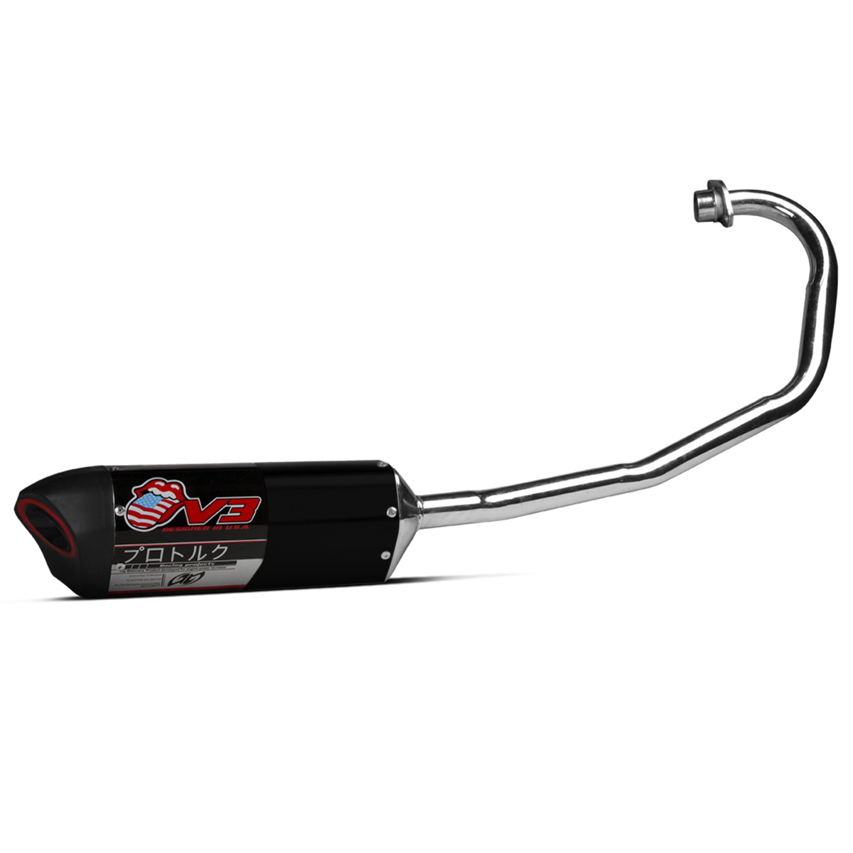 Escapamento Pro Tork V3 Titan 150 / Fan 150 Esd 2009/13