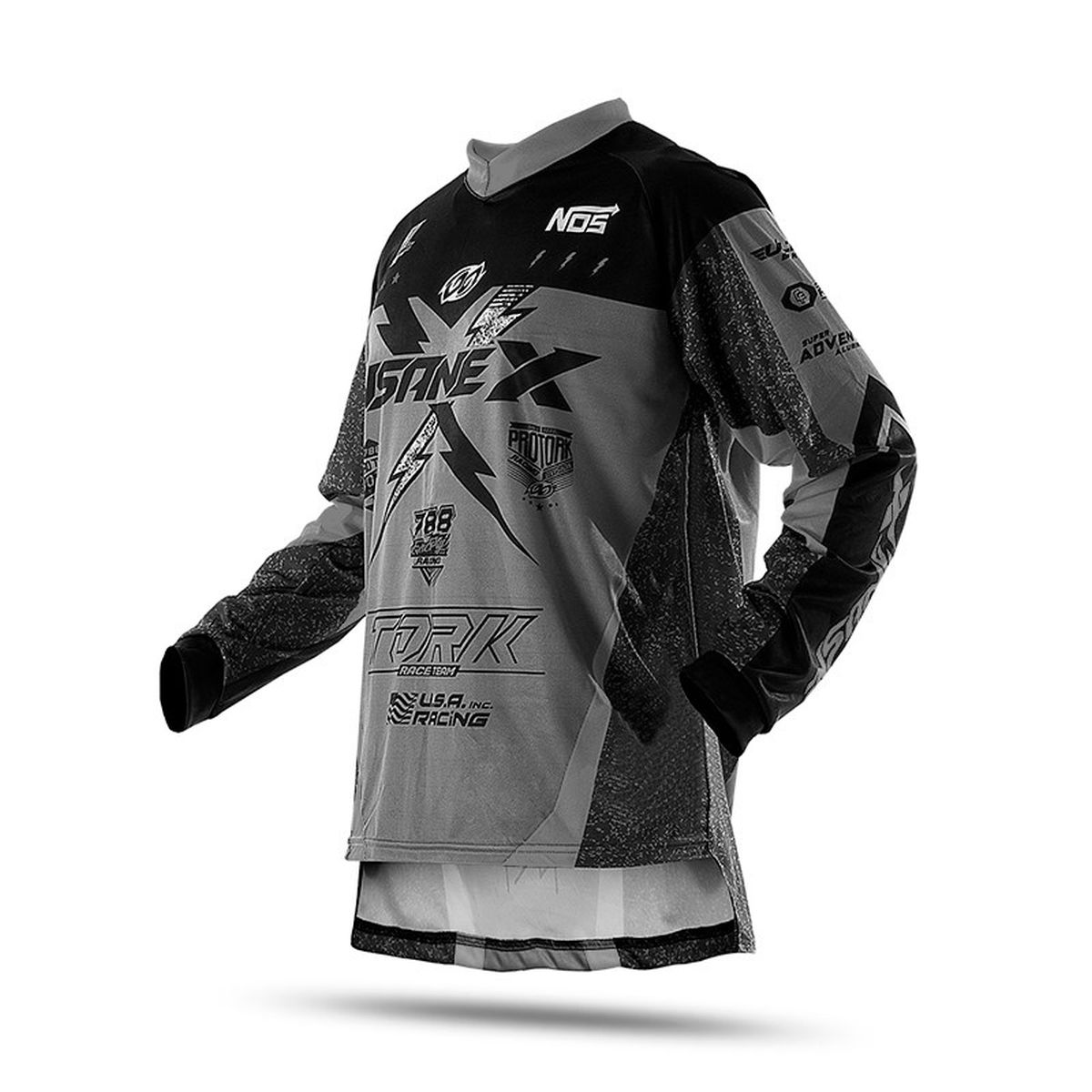Camisa Off Road Motocross Trilha Piloto Adulto Pro Tork Insane X