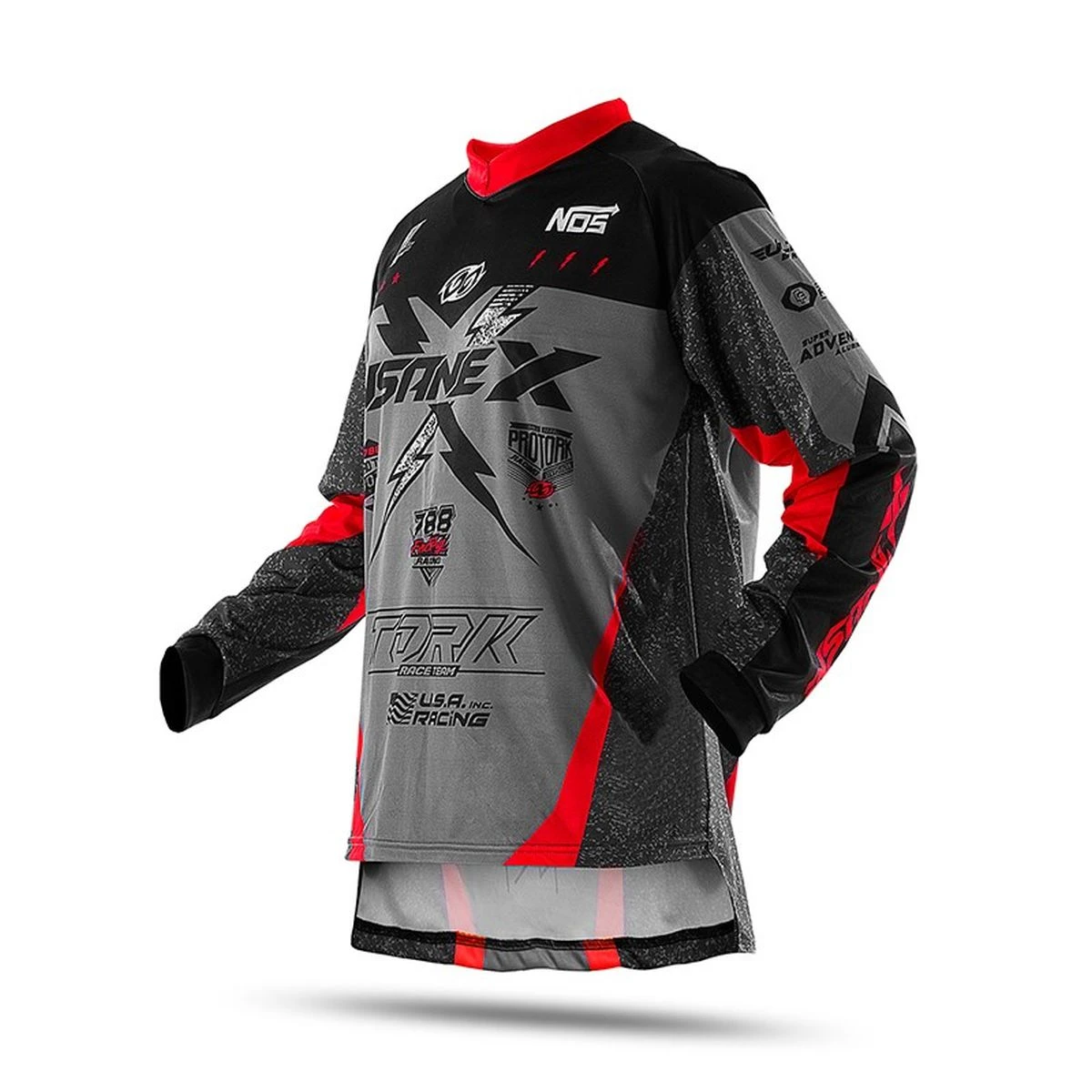 Camiseta Motocross Esporte Trilha Piloto Camisa Blusa Moto - Preto