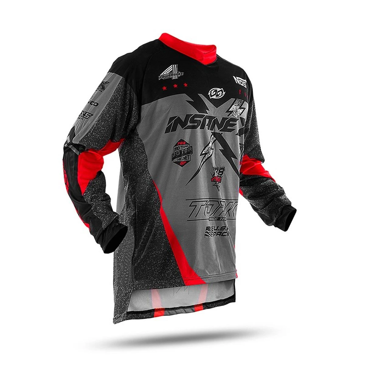 Camiseta Motocross Esporte Trilha Piloto Camisa Blusa Moto - Preto