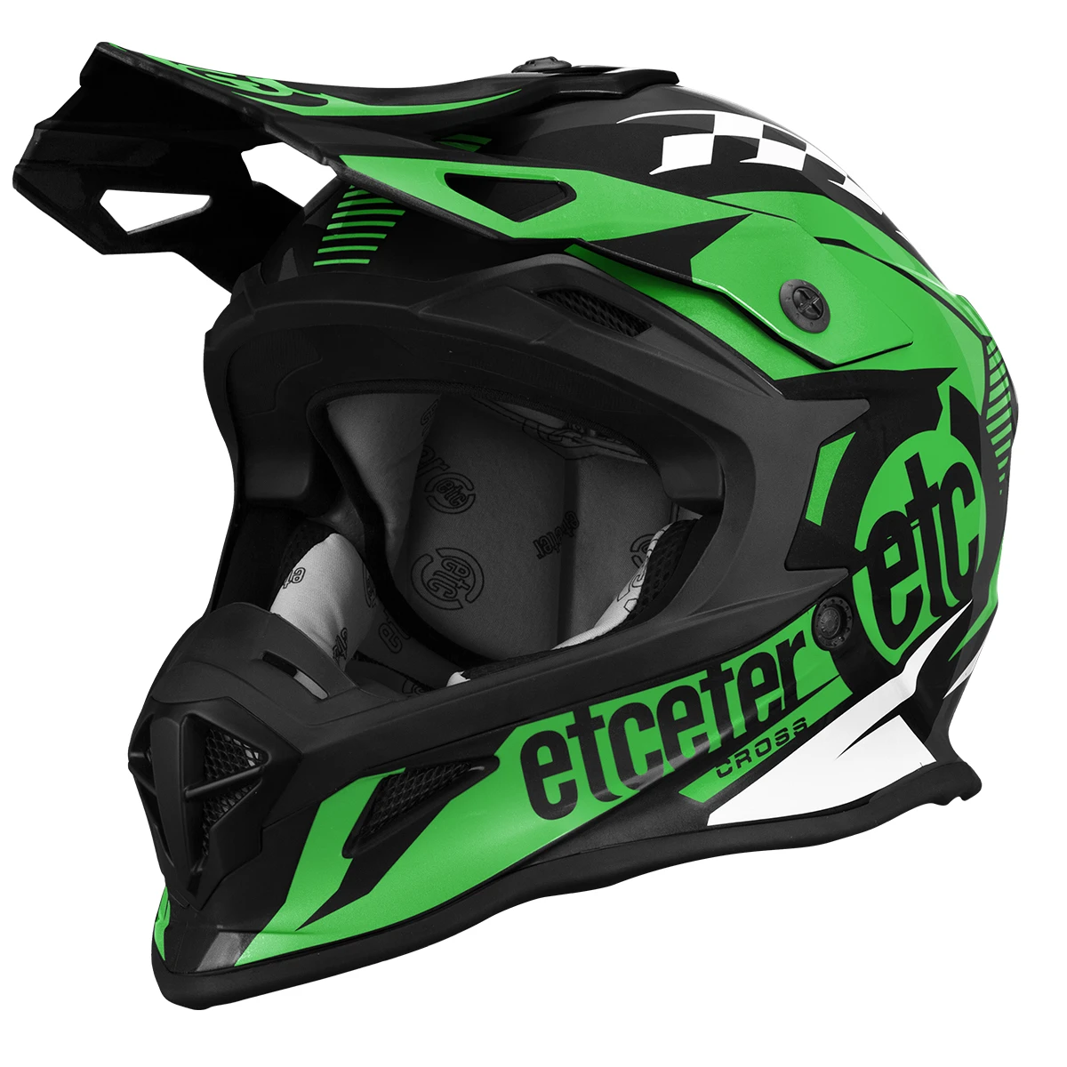 Novo capacete da motocicleta off-road dot motocross profissional