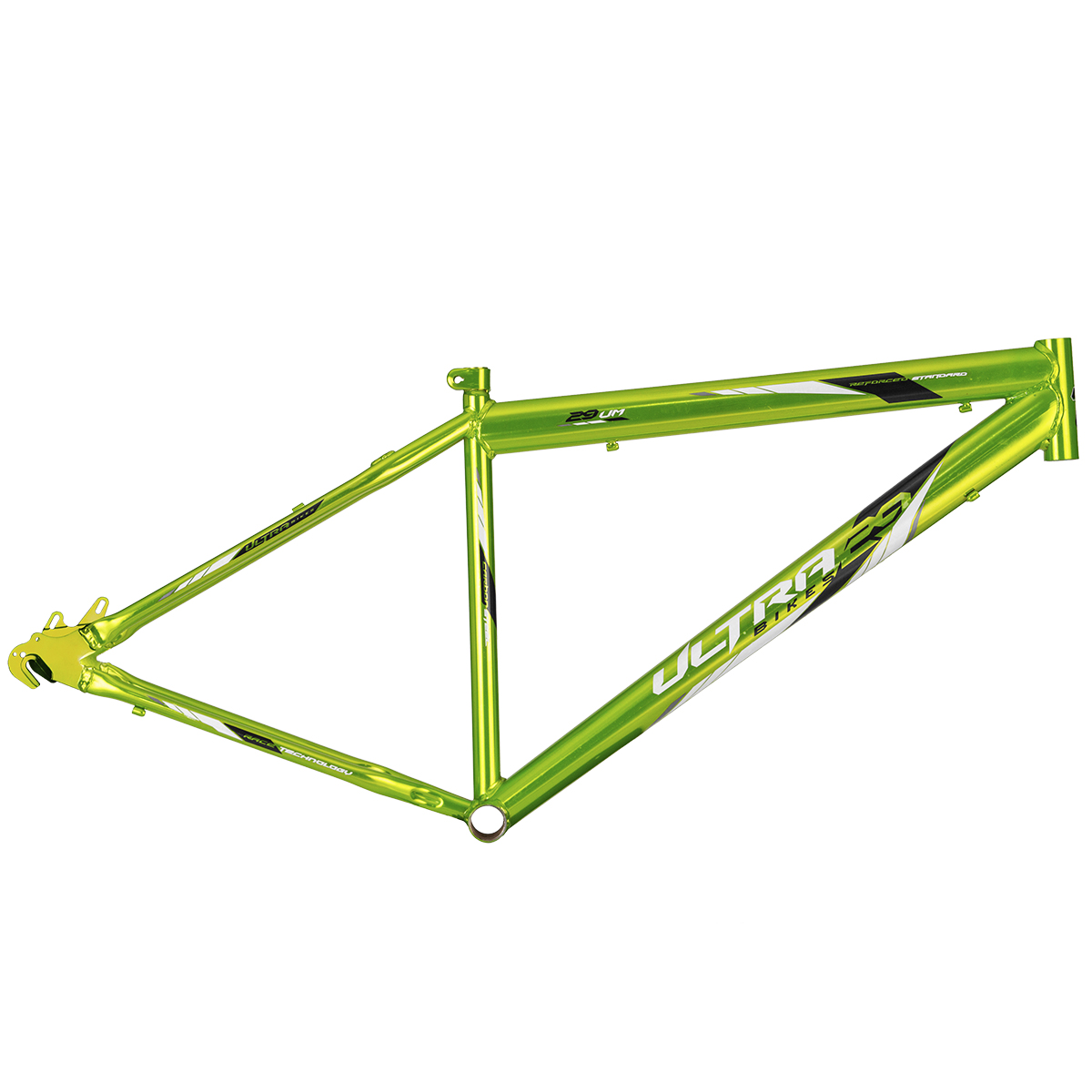 Kit Quadro E Garfo Ultra Bikes Umd29 Freio A Disco Chrome Line