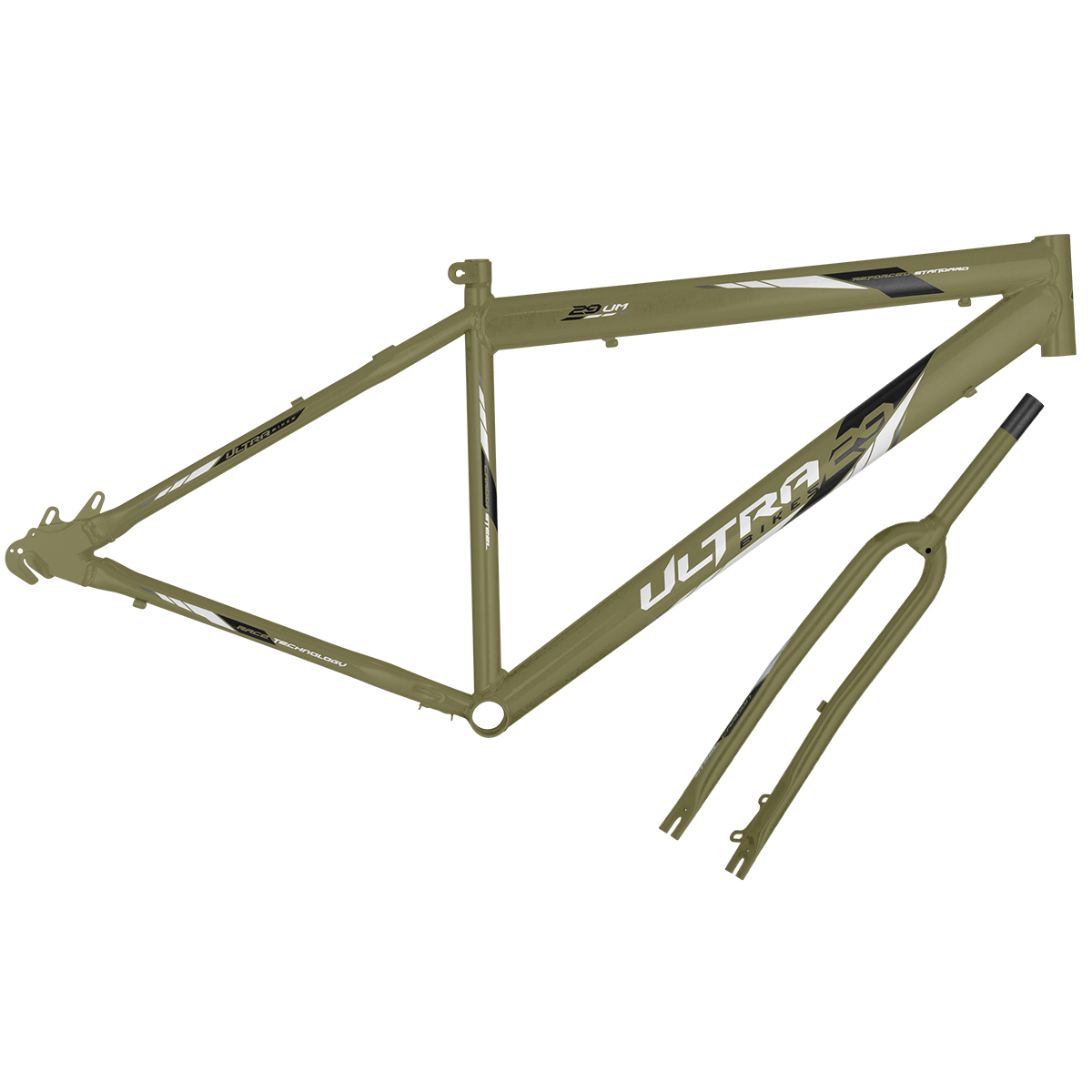 Kit Quadro E Garfo Ultra Bikes Umd29 Freio A Disco