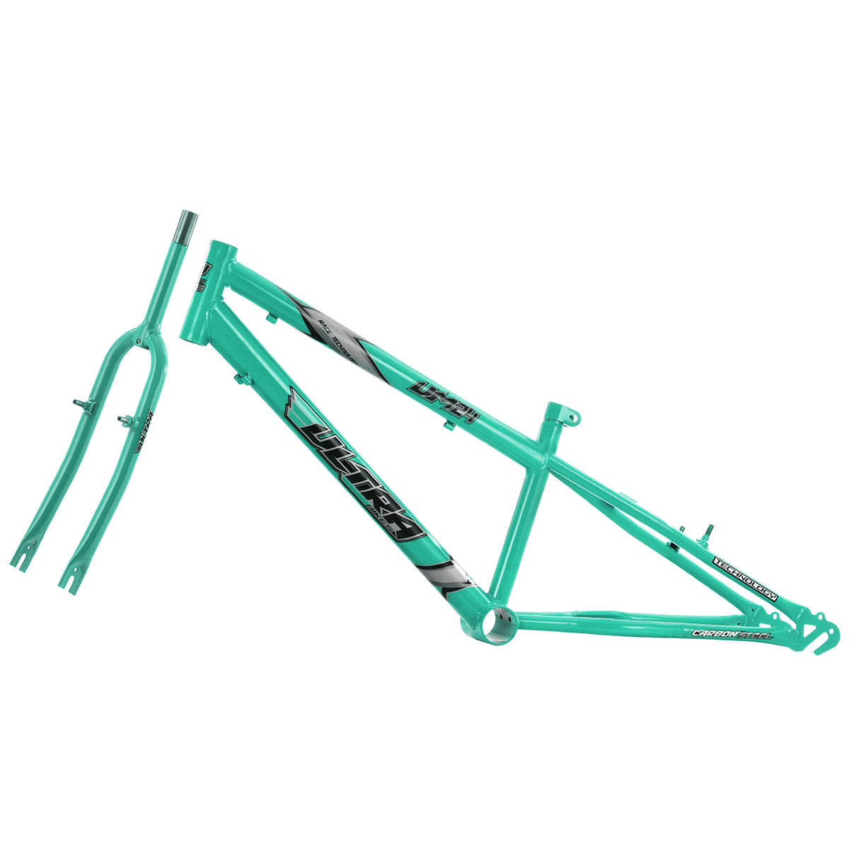 Compre Quadro Aro 24 Ultra Bikes Em Aço Carbono Com Garfo Rebaixado ...